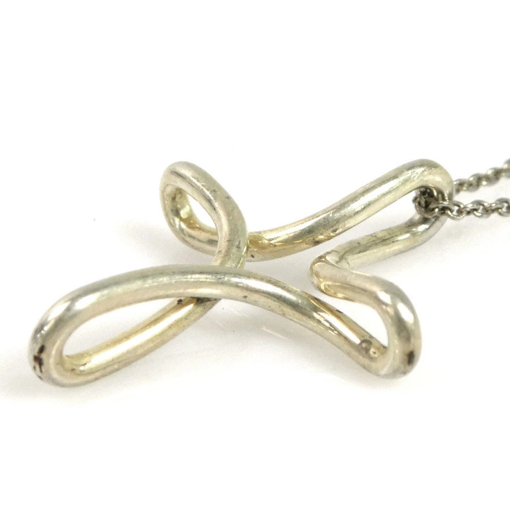 Tiffany Co Infinity Cross Pendant Necklace Sterling Silver